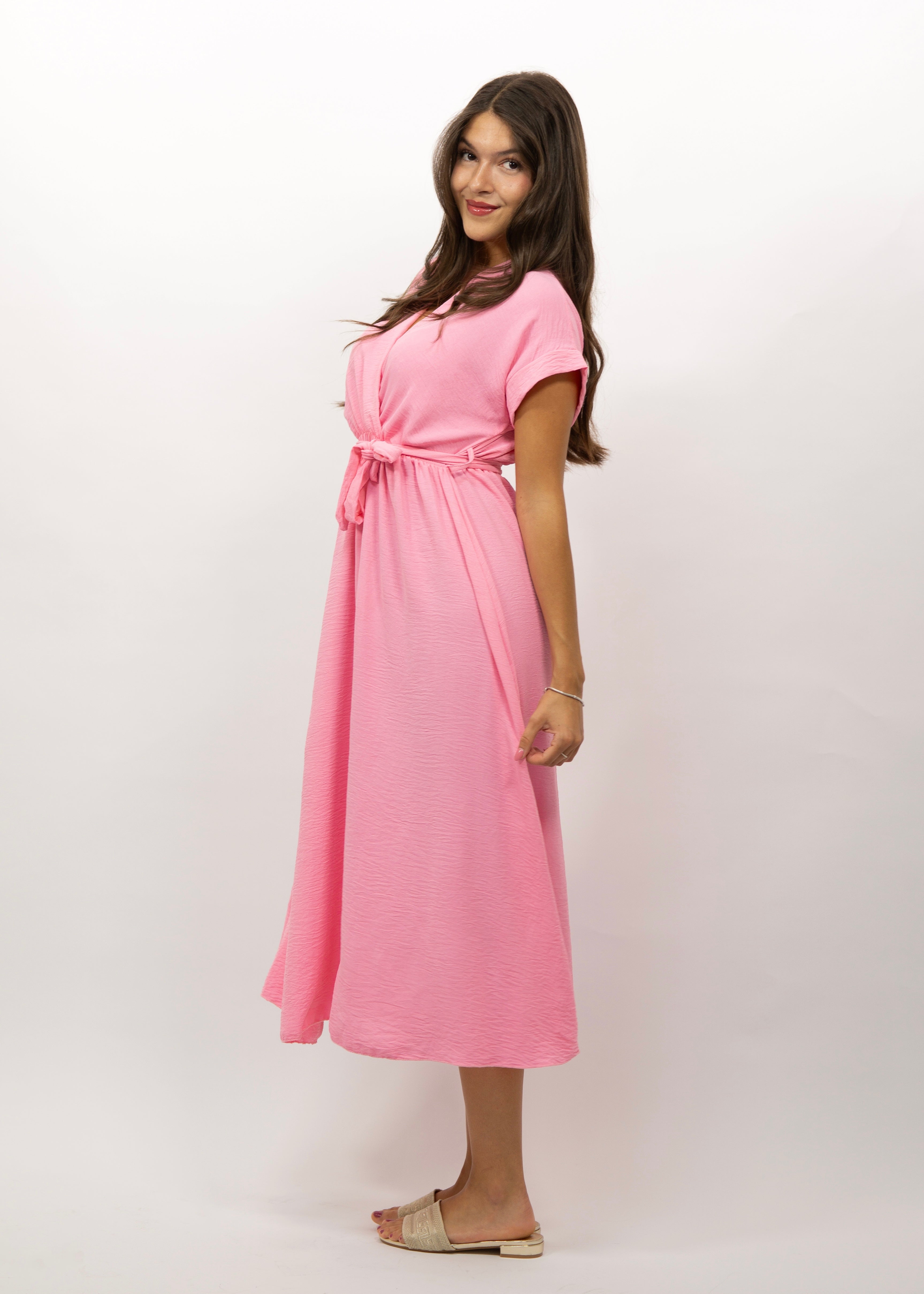 Maxikleid "Juliet" Bubblegum Pink