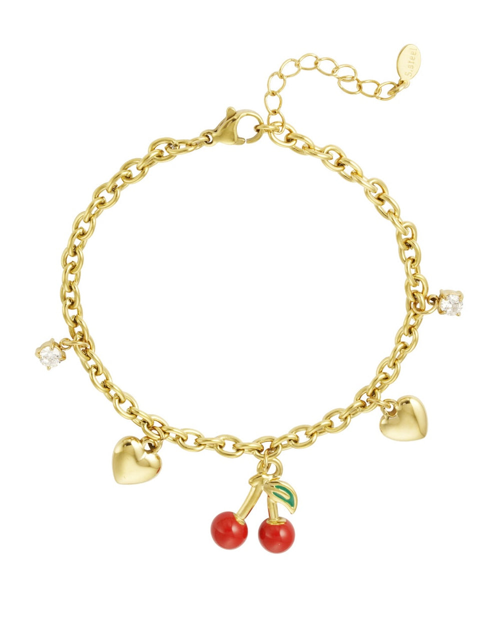 Cherry Charm Bracelet