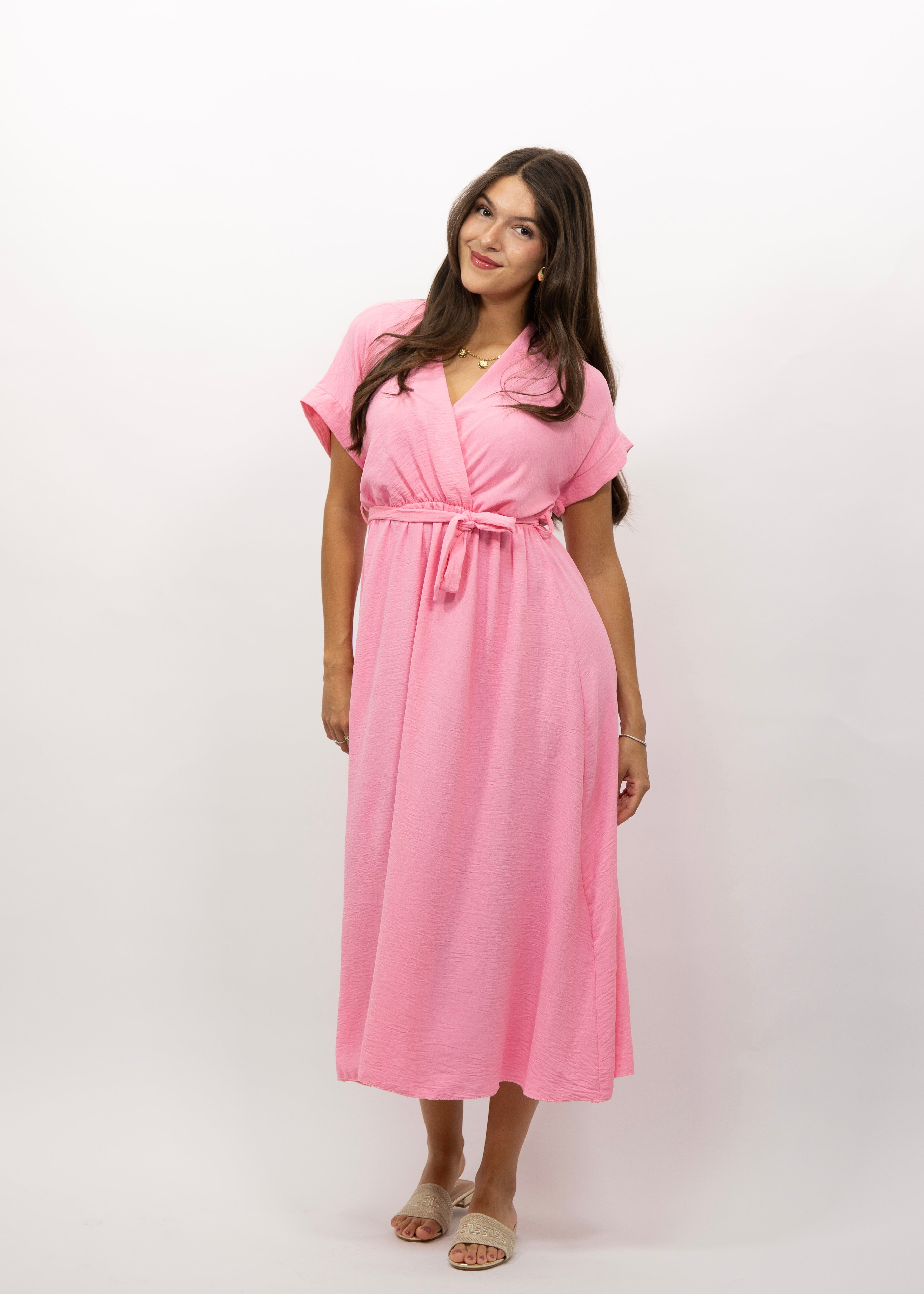 Maxikleid "Juliet" Bubblegum Pink