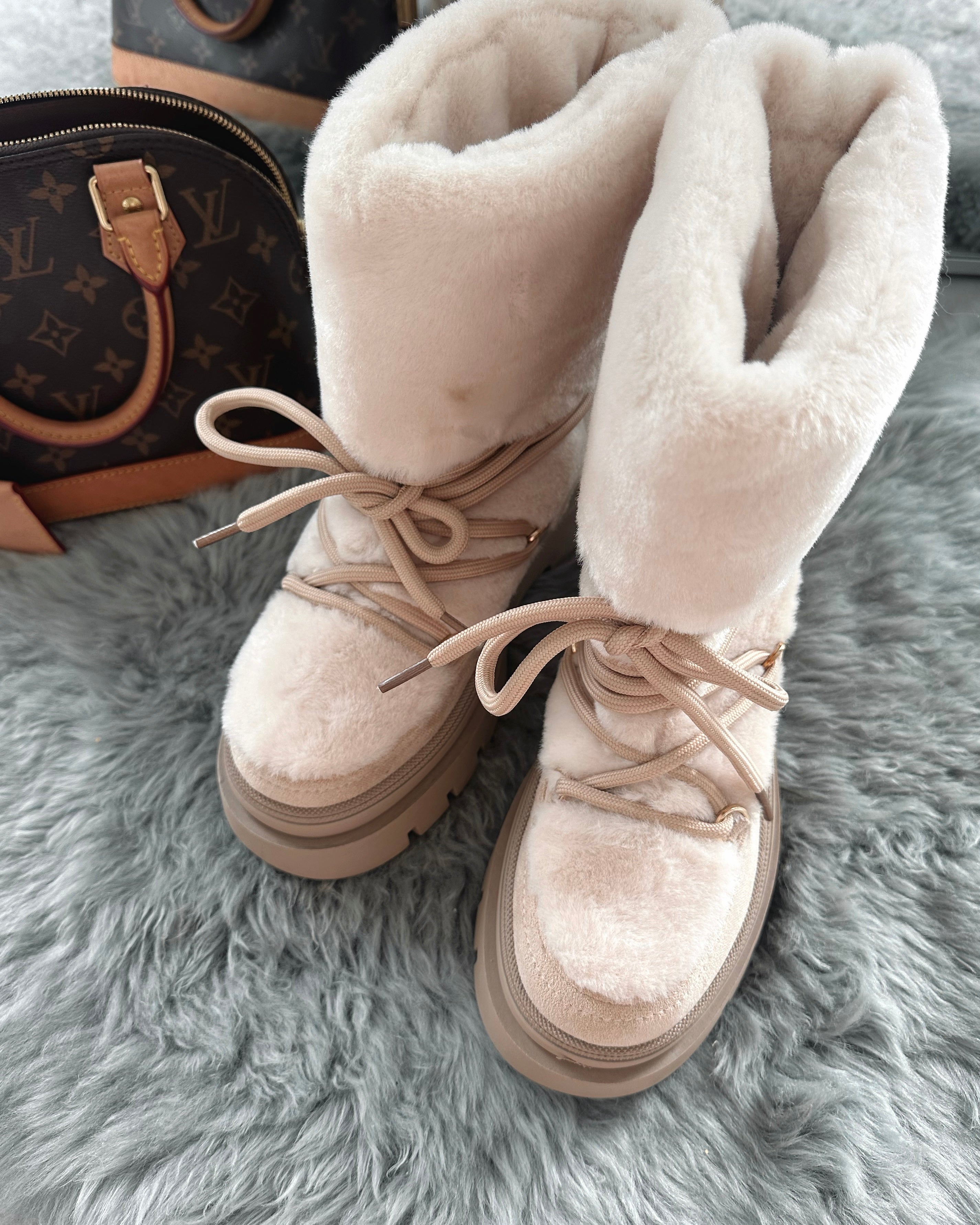 Schneestiefel „Anouk“ Gefüttert Creme