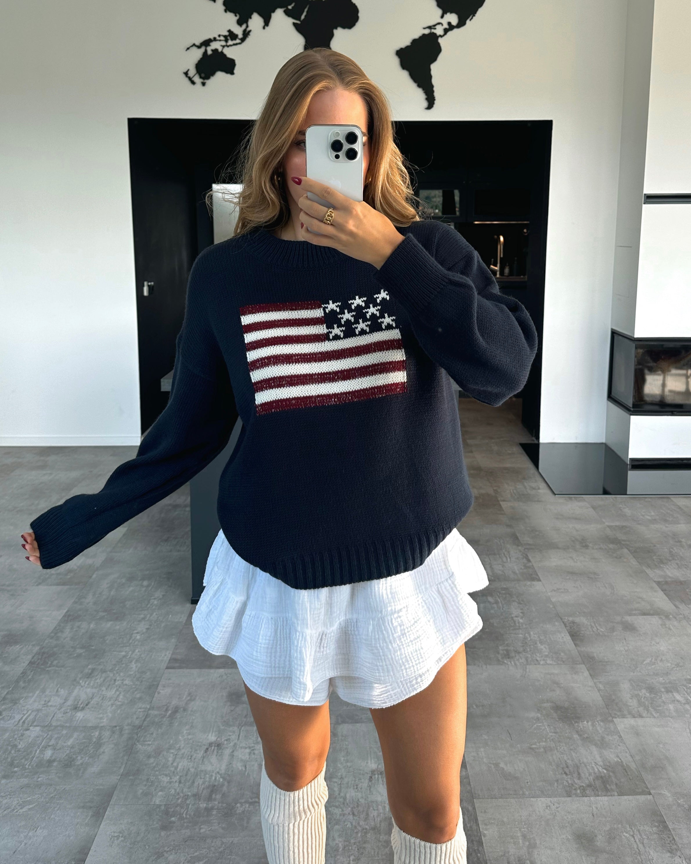 Sweater "Star Girl" Navyblau