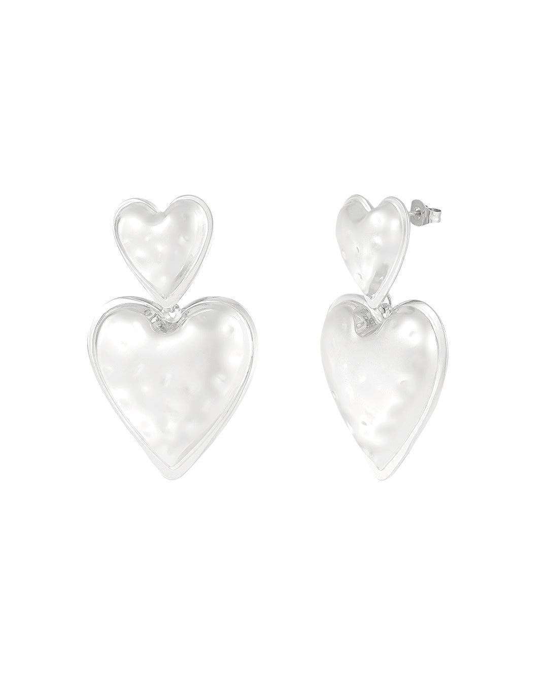 Double Heart Earrings