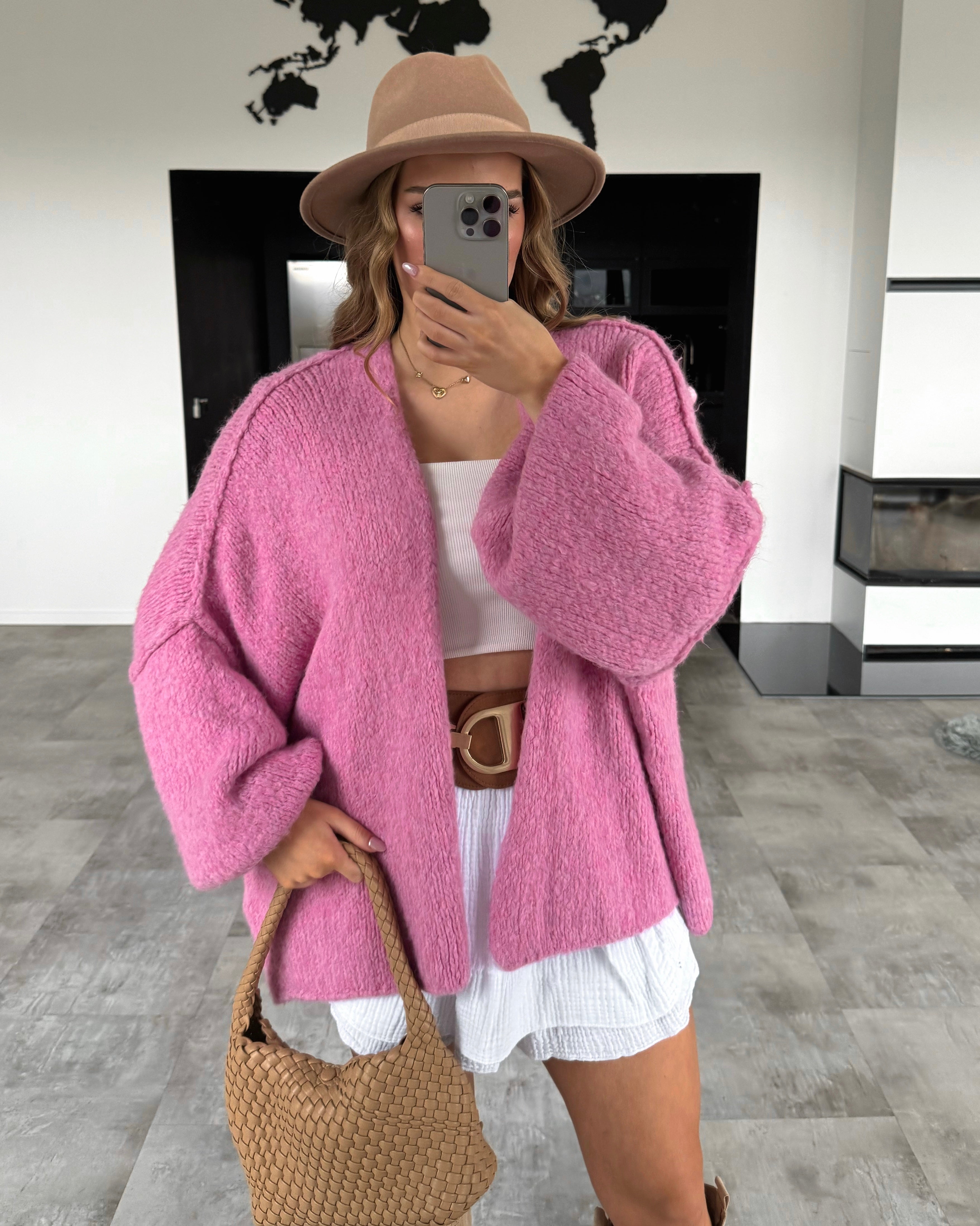 Cardigan “Livy" Pink