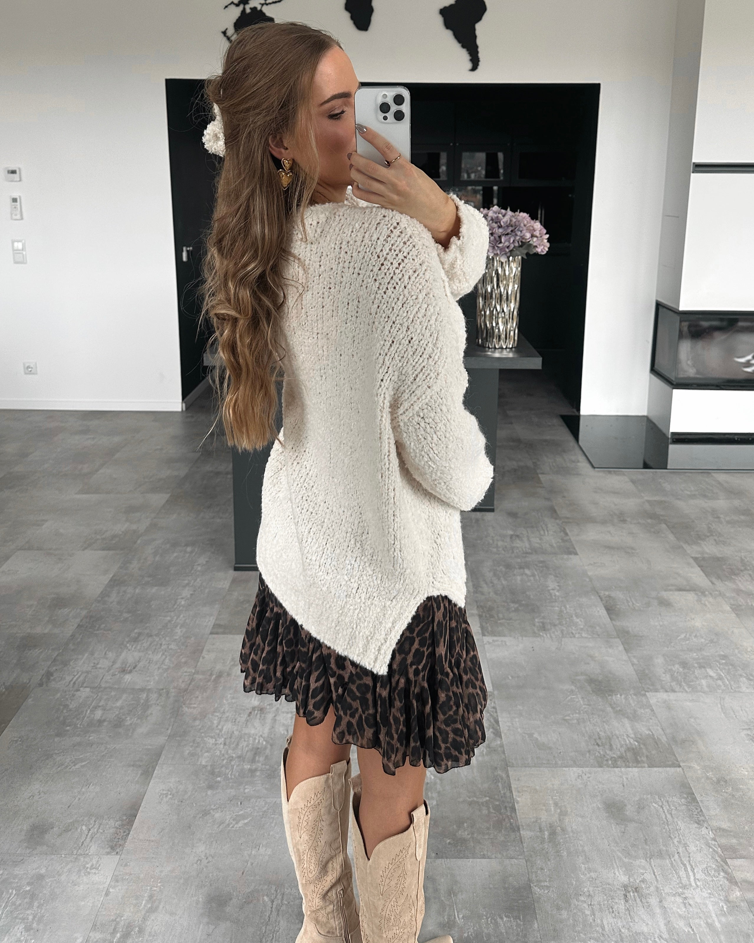 Pullover "Willow" Bouclé Ecru