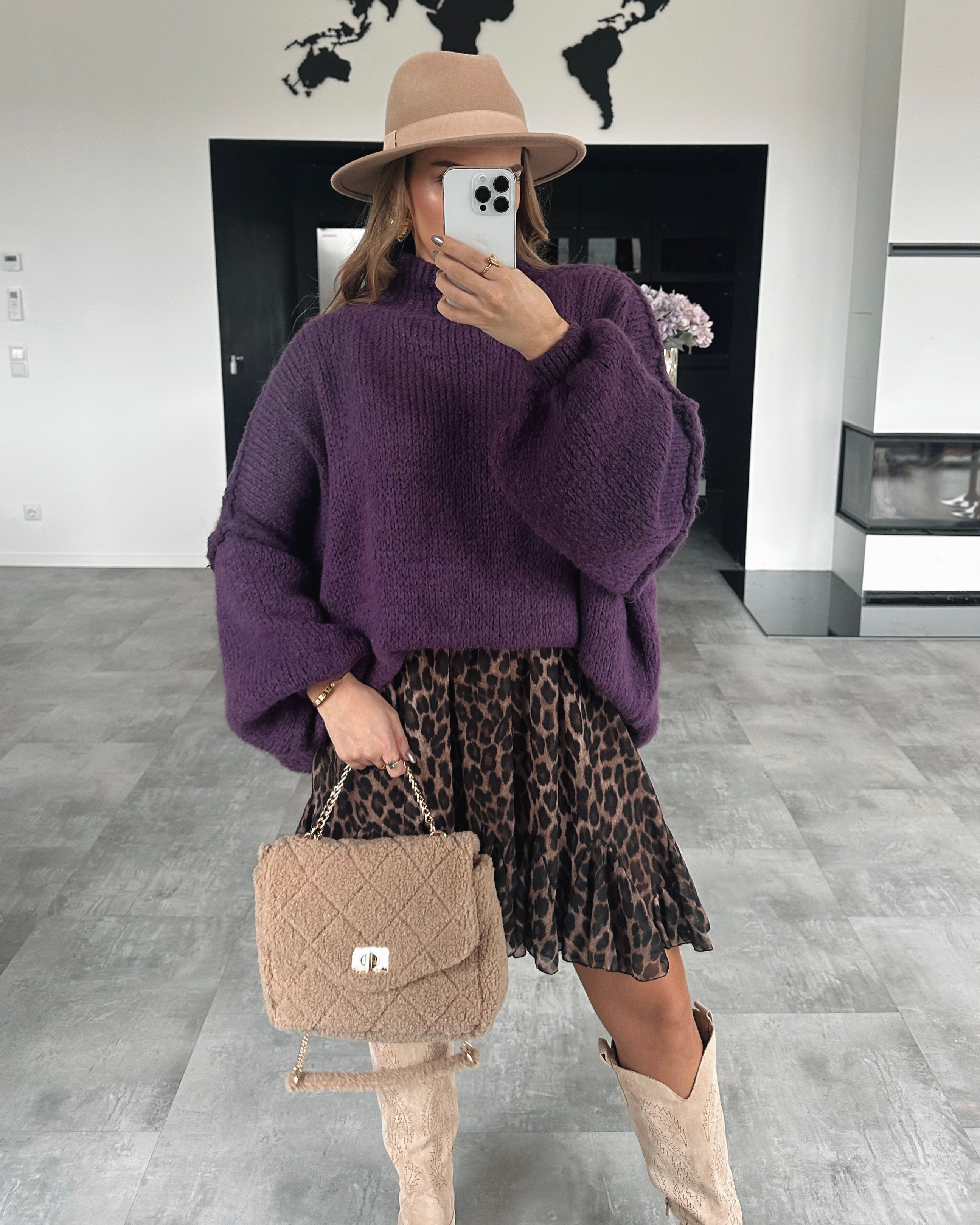 Pullover “May” Plum