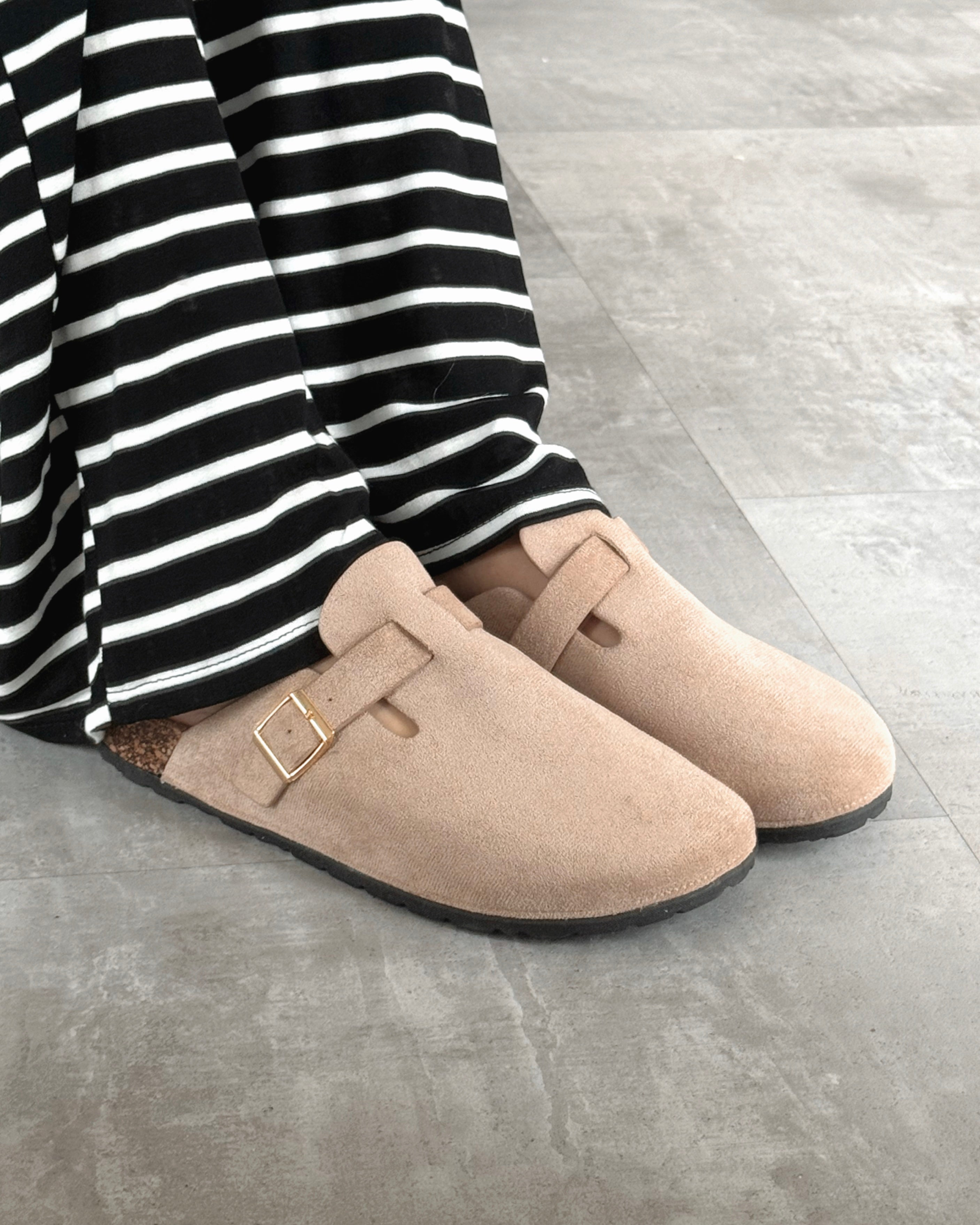 Mules "Mina" Beige